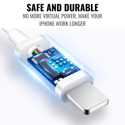 3FT/6FT USB Data Charger Cables Cords For Apple iPhone 7 8 X Plus 11 12 13 14 XR - Picture 2 of 7