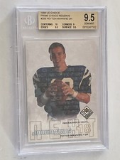 1998 Peyton Manning 88/100 UD Prime Choice Reserve ROOKIE #256 BGS 9.5/10 Pop 7