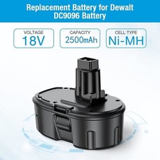 18V For Dewalt 18 VOLT XRP Ni-MH Battery DC9099 DC9096 DC9098 DC9095 LI-ION US