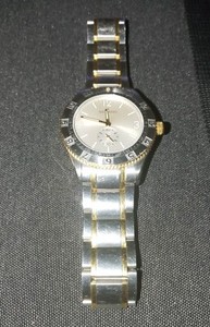 Authentic Movado Gentry Swiss Made Classic Men's Watch 18k Gold Plated Links