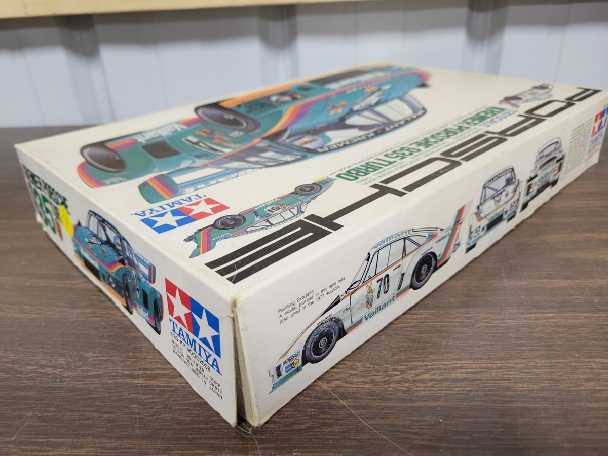 Vintage Tamiya 1/20 Scale Kremer Porsche 935 Turbo Motorized Model
