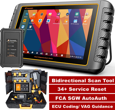 10'' Bidirectional Diagnostic Tool All System OBD2 Scanner  Bluetooth K~y Coding