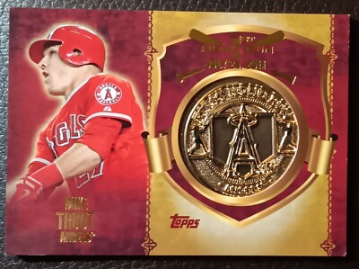 2015 Topps - First Home Run Medallions #FHRM-MT Mike Trout