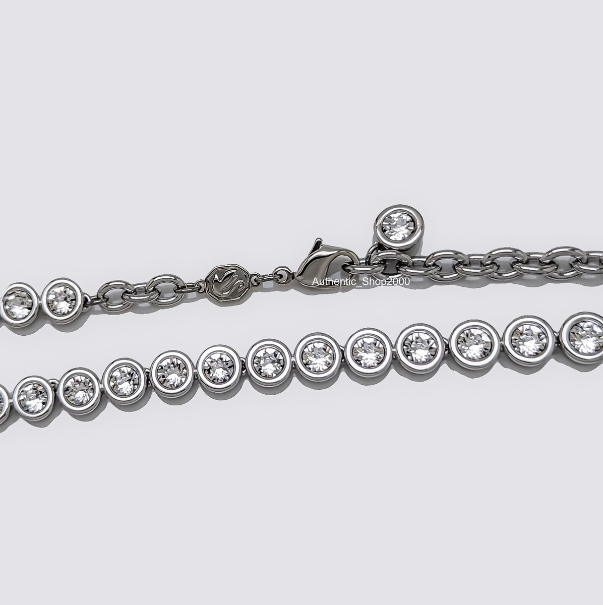 NEW Authentic SWAROVSKI Rhodium White Crystals Imber Tennis NEW Authentic SWAROVSKI Rhodium White Crystals Imber Tennis