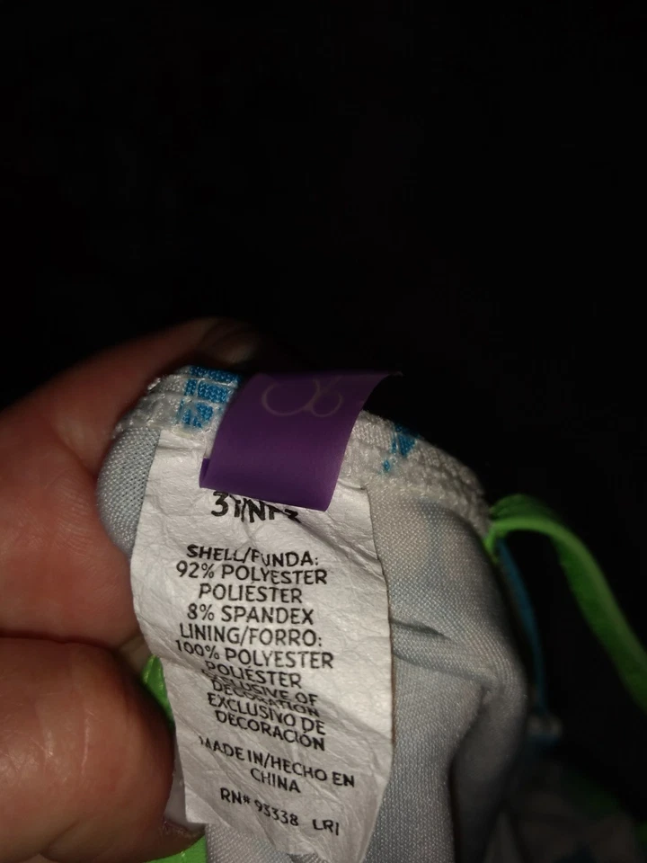 OP niñas talla 3 florales una pieza. traje de baño. Gran forma Foto 3 de 4