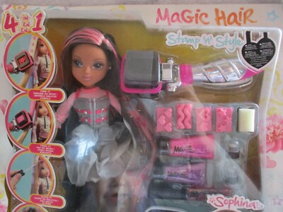 RARE & RETIRED Moxie Girlz Magic Hair Stamp 'n' Style Sophina Doll