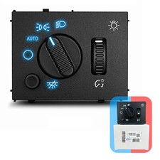 Blue Led Light Headlight Switch For Chevy Silverado Suburban Tahoe Sierra 03-06