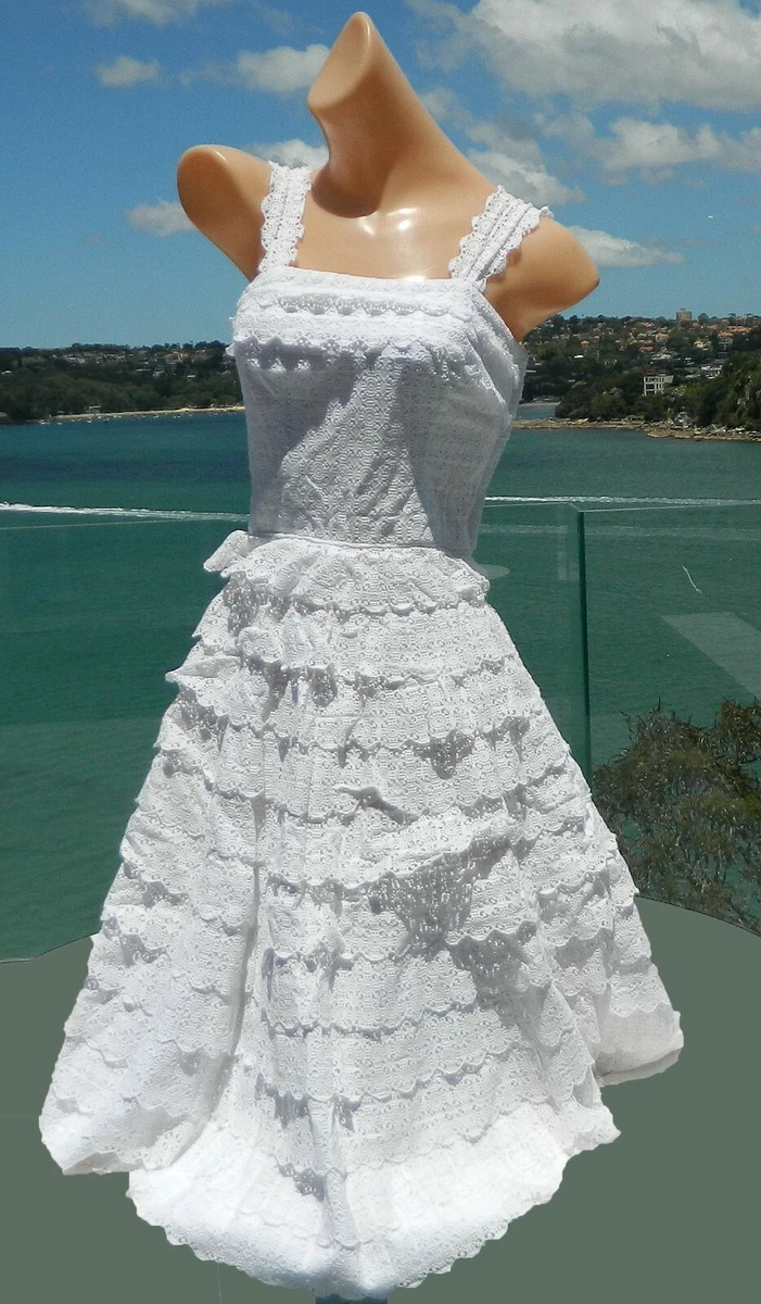 1950s lace shop dress