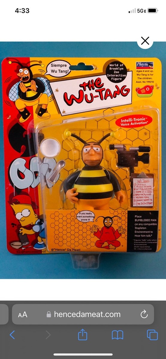 Wu Tang Clan X Simpsons Killah Bees | eBay
