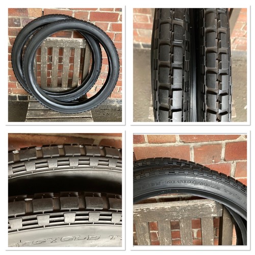 2X NEW ENSIGN 26 X 2” BEADED EDGE TYRES VETERAN MOTORCYCLE DUNLOP CORD