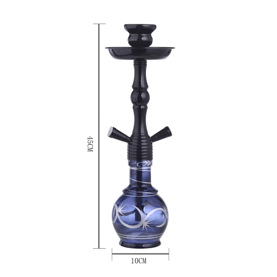 Wasserpfeife 2er Schlauch Shisha Nargile Set ca.55cm Orientalisch Hookah Aktion - Bild 4 von 4