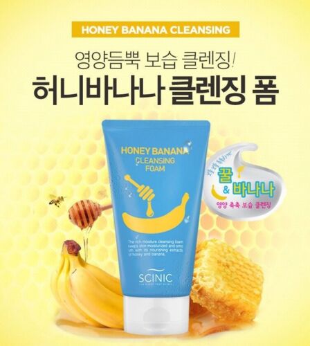 SCINIC Honey Banana Cleansing Foam 150ml Foam Cleanser Korean Cosmetics - 第 2/11 張圖片