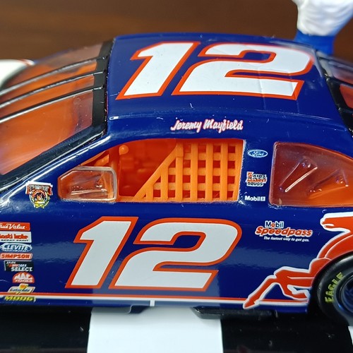 Nascar Jeremy Mayfield Diecast Car On Stand With Figure. Pocono 500 1998, B1219 - Picture 10 of 11