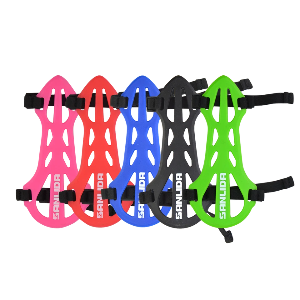 Archery Arm Guard Forearm Straps Soft Rubber Protective Gear Bow Hunting - Image 3 of 4