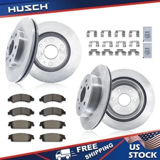 Front Rear Brake Disc Rotors and Ceramic Pads Kit for 2015 Cadillac Escalade/ESV