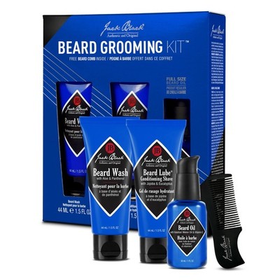 Jack Black Beard Grooming Kit 4 Piece Set