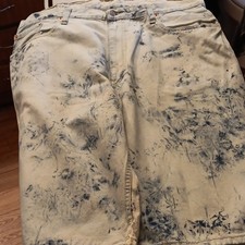 Levi's 500 Series 569 Loose Fit Light Wash Denim Shorts Mid Rise 5-Pocket
