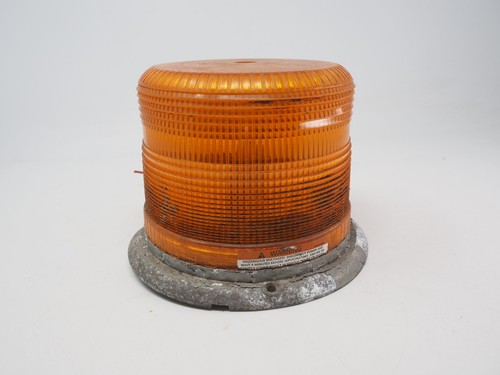 ECCO 6750 Amber Rotating Beacon Light 12-24V Industrial Warning Lamp DJ Booth