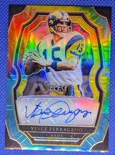 2017 Panini Select VINCE FERRAGAMO #SP-VF Auto Tie-Dye /10 St Louis Rams