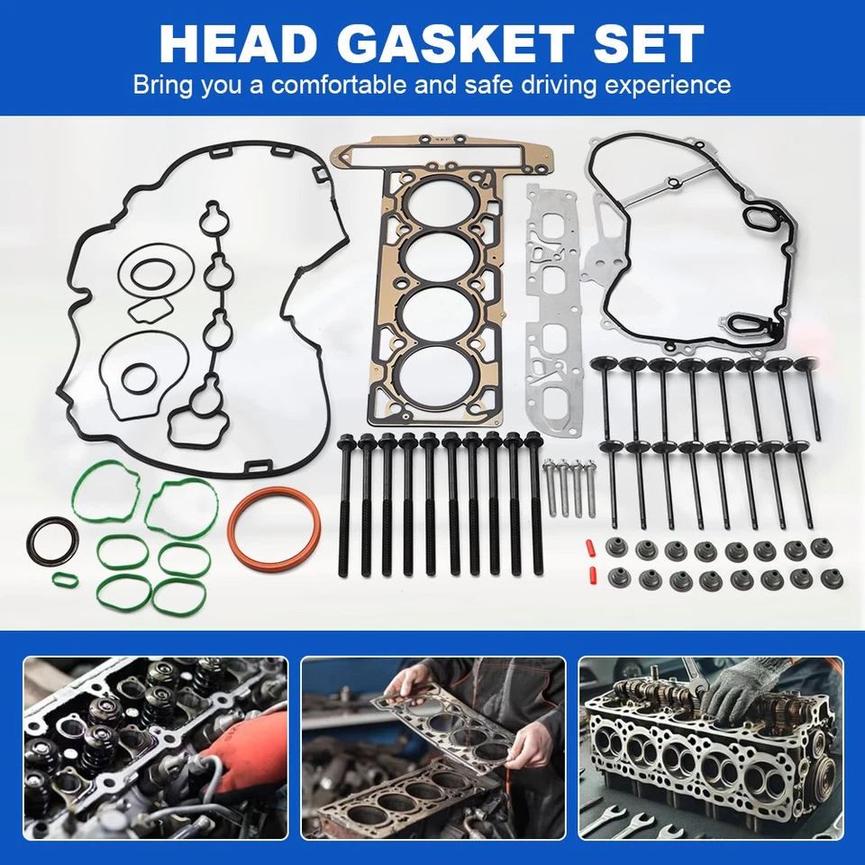 Juego de juntas de culata con sello para GMC Terrain Chevrolet Equinox 2010-2017 2,4 L HS54874 Foto 2 de 4