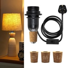Bottle Lamp Kit Do It Yourself 240CM Cable E14 Bulb Holder Bottle Light Adaptor