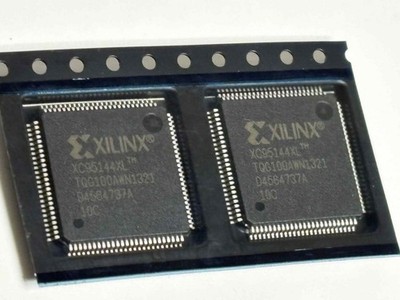 2x Xilinx XC95144XL-10TQG100C CPLD Chips | 100-Pin TQFP