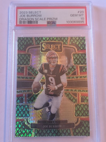 2023 Select Joe Burrow  Deagon Scale /70 Prizm #20 Gem Mint PSA 10