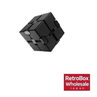 Infinity Cube 3D Puzzle Fidget Toy Schwarz Tragbar