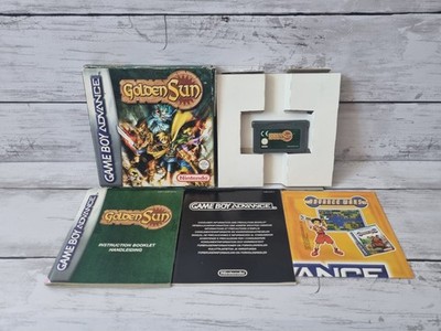 Game Boy Advance Golden Sun - CIB UK PAL - Box & Handbuch - getestet - Original GBA RPG