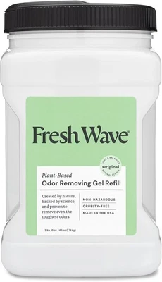 Fresh Wave Odor Removing Gel Refill, 63 oz., Pack of 1 - Safer Odor Absorbers