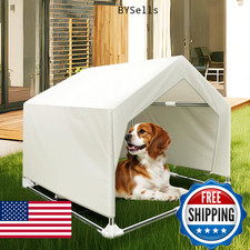 Outdoor Meduim Pet Shade Shelter Tent - Stainless Steel Frame with Ground Stakes
