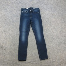 Gap 1969 Jeans Women's Dark Blue Wash 28R True Skinny High Rise Stretch