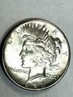 1921 Peace Dollar Gem BU++ REAL NICE ALBUM TONNING 2X, BRIGHT ATTRACTIVE COIN
