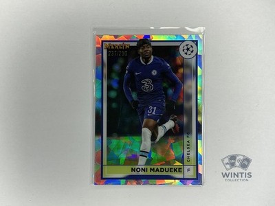 Noni Madueke 2022/23 Topps Merlin Chrome UCC Atomic Cracked Ice #/250 No. 40