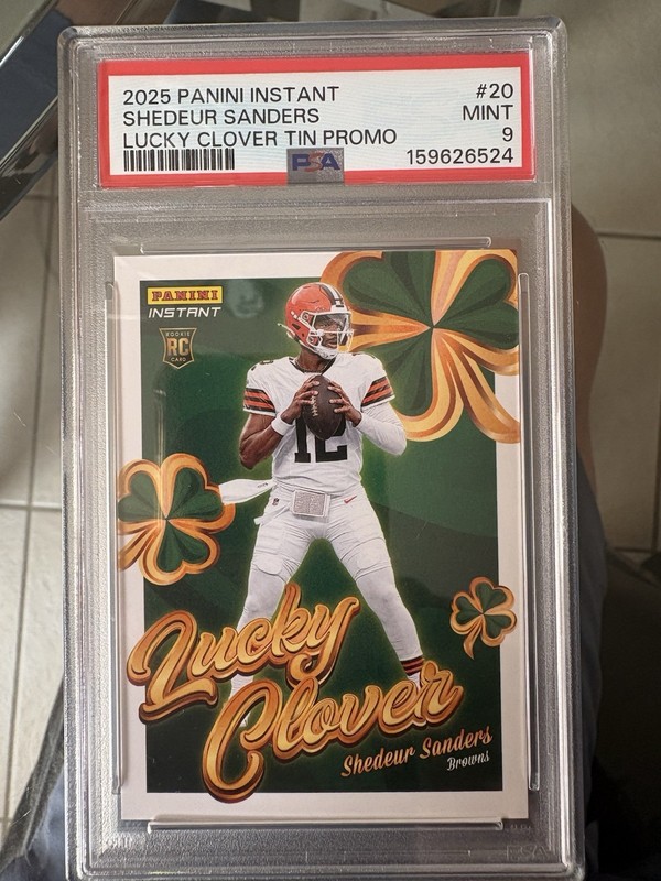 2025 Panini Instant Shedeur Sanders Lucky Clover Rookie Card #20
