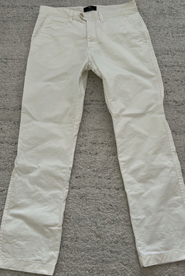 Gentlemen Selection by Georg Stiels Chino Hose Herren weiß Paisley Gr.48