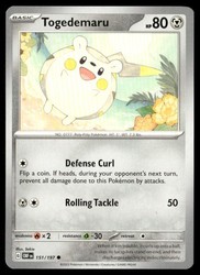 Togedemaru 151/197 Obsidian Flames Common
