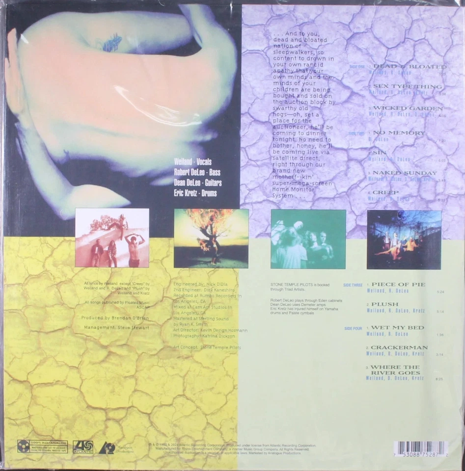 Stone Temple Pilots ANALOGUE PRODUCTIONS AAA 2 180g Vinyl 45 RPM #1454 Mint Rare - Image 2 of 2