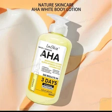 Whitening Body Lotion ALPHA Hydroxy Acids+Vitamin C&E ,Results in 3 Days, 500ml.