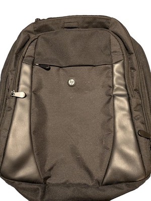 HP Laptop Backpack Black Travel Work Bag Multi Pocket Fits 15.6'' Notebook