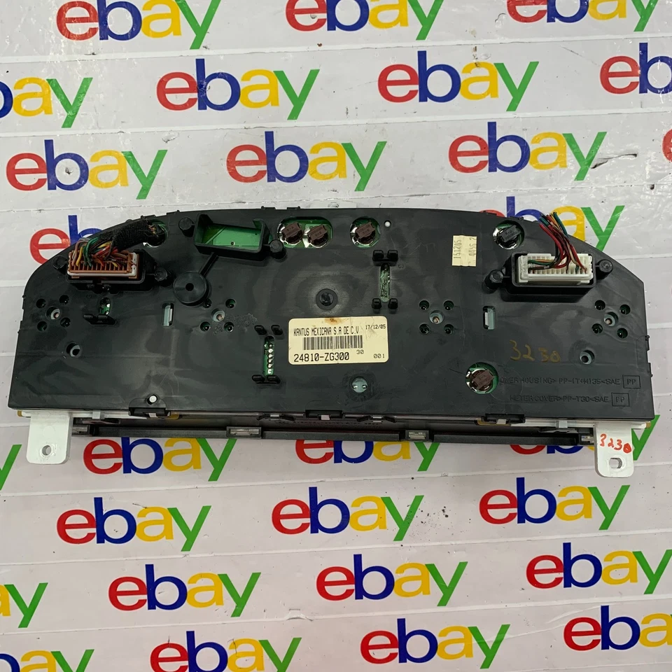 2004 - 2006 Nissan Sentra velocímetro painel de instrumentos 24810-Zg300 preto 05 - Imagem 2 de 4