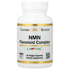 California Gold Nutrition Nicotinamide Flavonoid Complex, 60 V Caps, Exp 11/25