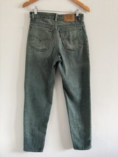 VTG 1993 Levi s Student Fit Faded Green Jeans 29x30 28x29 Grunge USA Tapered