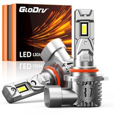 GloDrv LED Headlight High Beam 9005 HB3 for C...