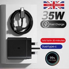 35w Type USB-C Super Fast Wall Charger Adapter +Cable For Samsung Galaxy S23 S24