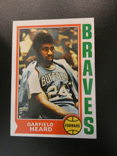 1974 NBA TOPPS BASKETBALL CARD #44 GARFIELD HEARD