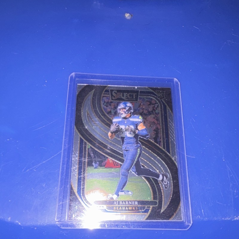 2024 Panini Select Premier Level A.J. Barner Rookie Base #103 Seahawks