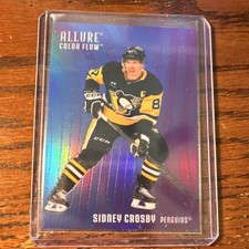 Upper Deck Allure 2025-26 Color Flow Blue-Purple Sidney Crosby #CF-24 Penguins