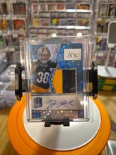 2018 Panini Spectra Jaylen Samuels Rc Auto Patch Blue 62/75 Ships In Mag