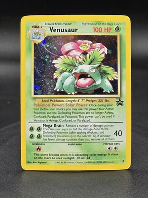 Pokmon TCG Venusaur 13/53 Wotc Promo Holo Vintage Card | eBay
